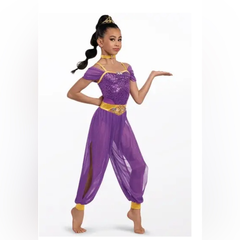 Weissman Showtime Genie In A Bottle 10465 Character Dance Costume in Purple